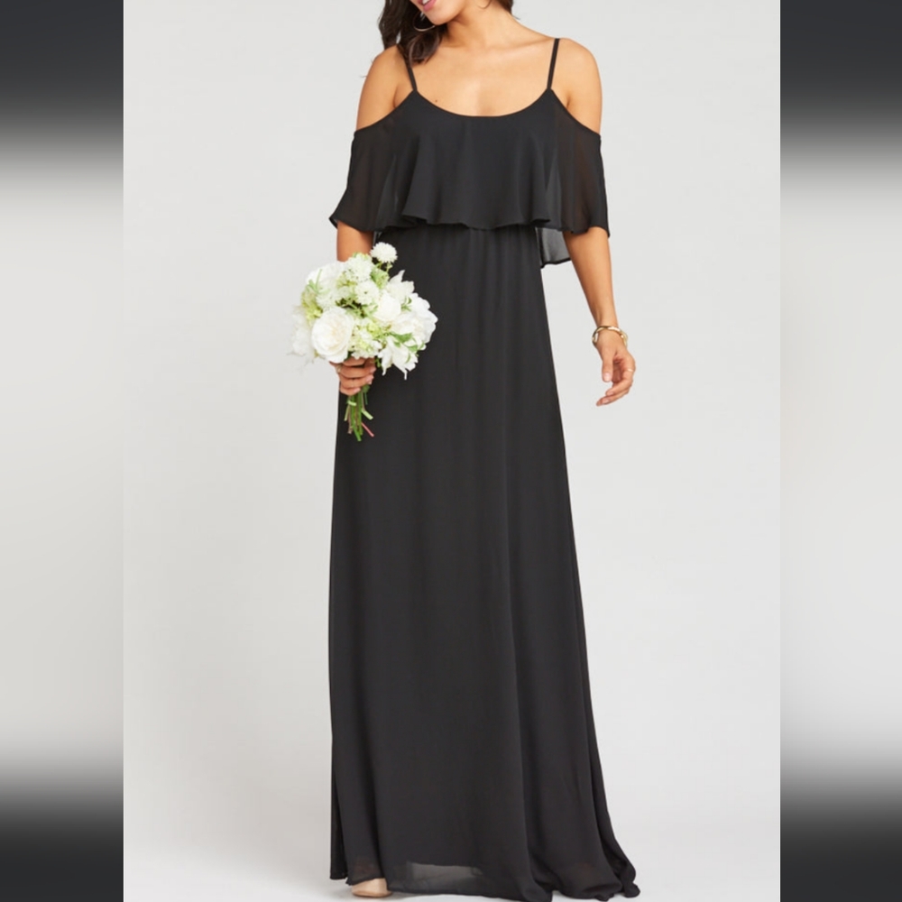 Show Me Your MuMu Caitlin Ruffle Maxi Dress